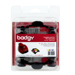 KIT BADGY RIBBON YMCKO 100 PVC KIT LIMP 1